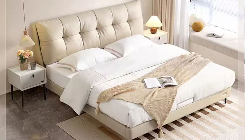 奶油风轻奢软床